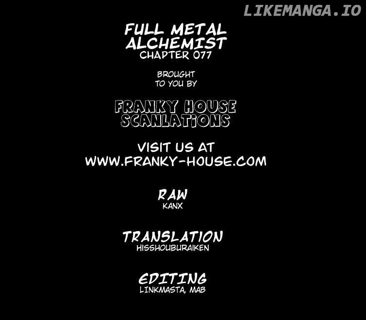Fullmetal Alchemist, Chapter 77 image 01